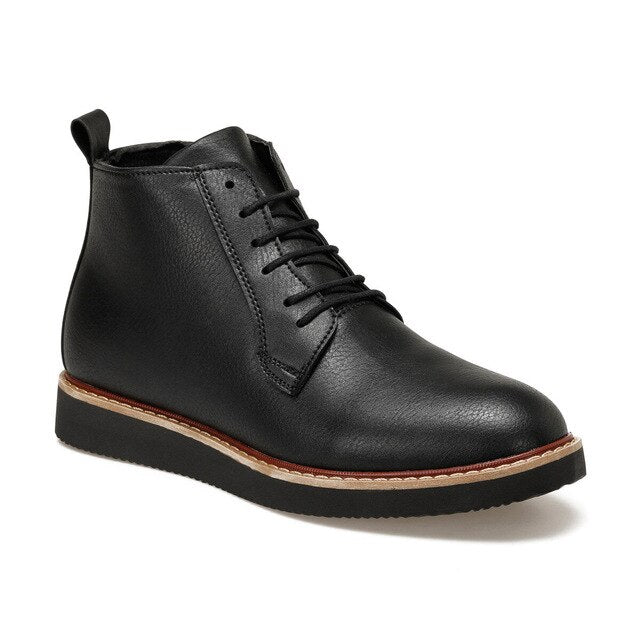 FLO 3321-2 Black Men Boots JJ-Stiller