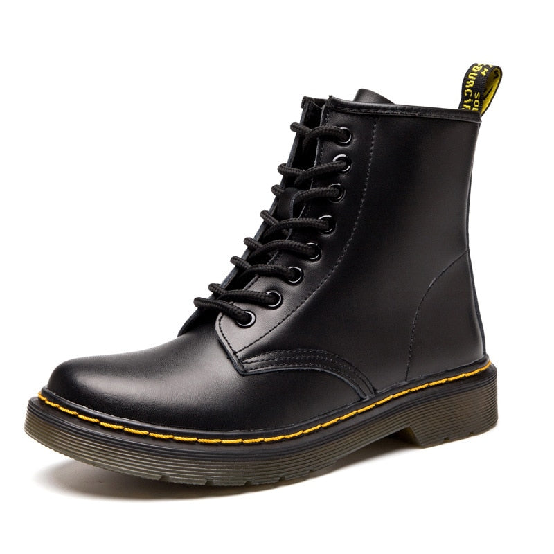 New Ankle Martens Boots For Men Genuine Leather
