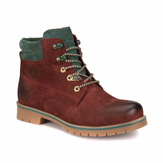 FLO Men Boots Dark Red Color Winter Autumn Season
