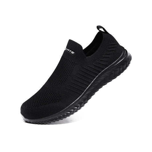 Shoes Men Sneakers Men Comfortable Flyknit Slip On Casual