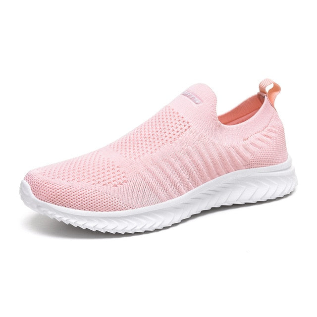 Shoes Men Sneakers Men Comfortable Flyknit Slip On Casual
